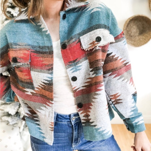 Aztec Pocket Jacket - Picture 3 of 3